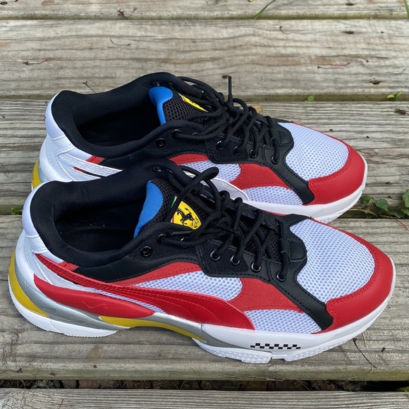 Ferrari sneakers, multicolored, size US 7.5 - Picture 2 of 5